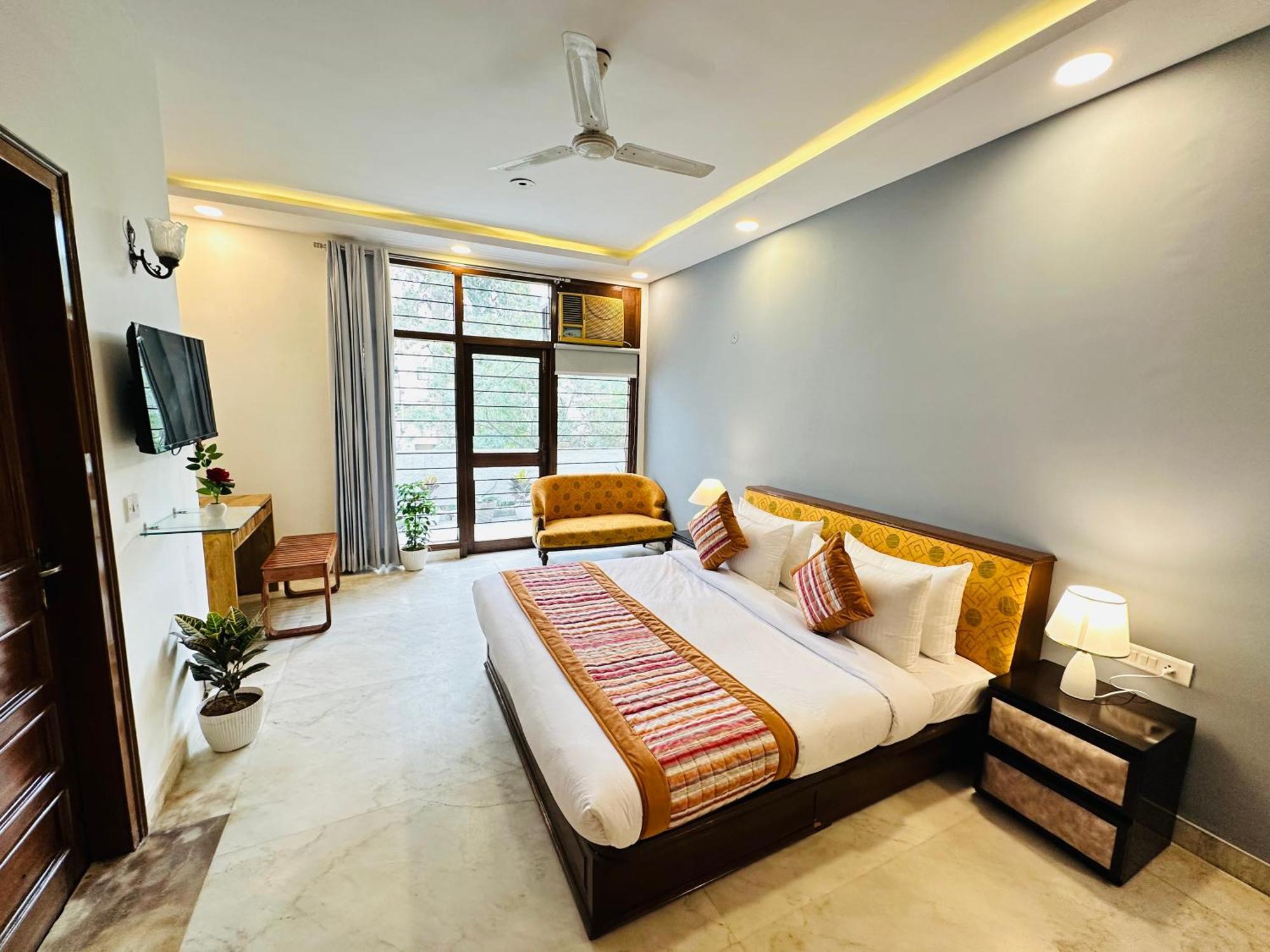 Grove Residency Hauz Khas New Delhi Couple Friendly Hotel Exterior foto