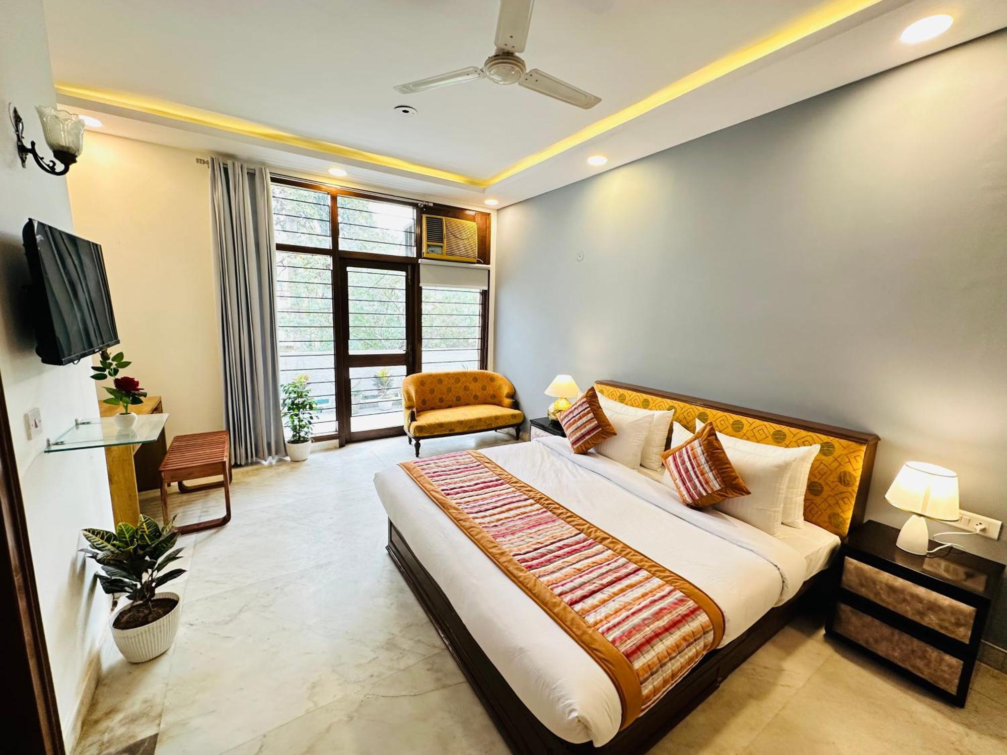 Grove Residency Hauz Khas New Delhi Couple Friendly Hotel Exterior foto